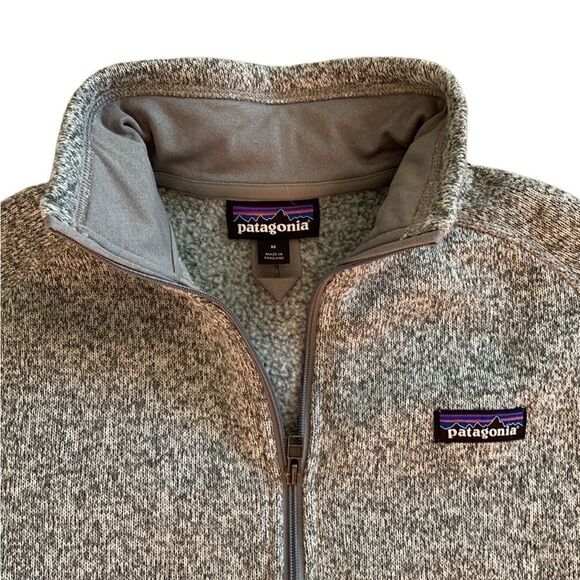 Patagonia Women’s 1/4 Zip Gray Better Sweater Sweatshirt Pullover Small - Picture 3 of 7